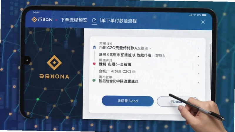 币安C2C下单付款流程预览图