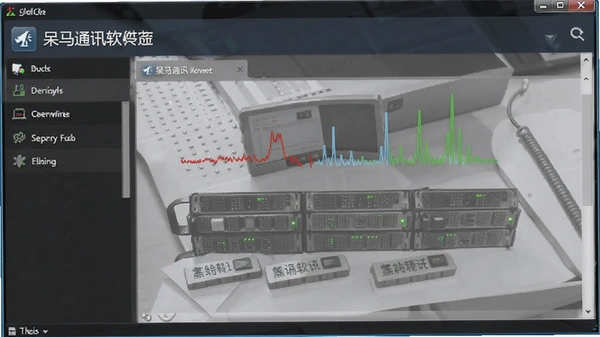 呆马通讯软件连接管理界面