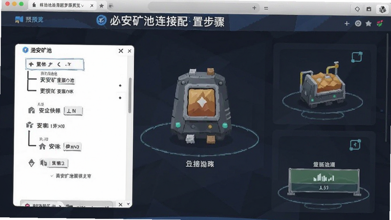 必安矿池连接配置步骤预览图