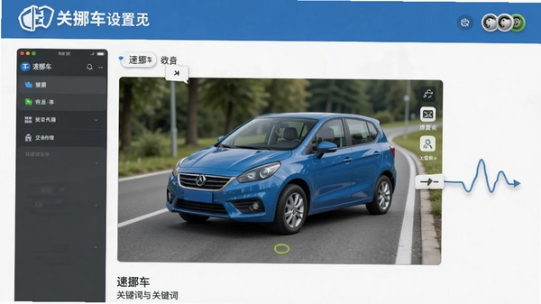 速挪车关键词设置页面预览图