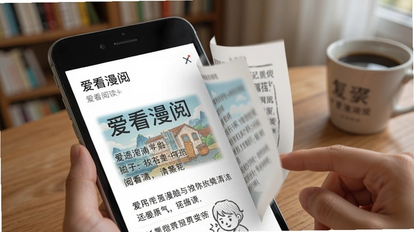 爱看漫阅 阅读界面 翻页效果