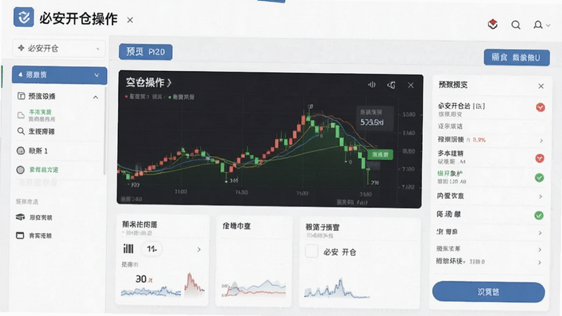 必安开仓操作界面预览图