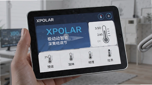 极动智能XPOLAR温度调节界面预览图