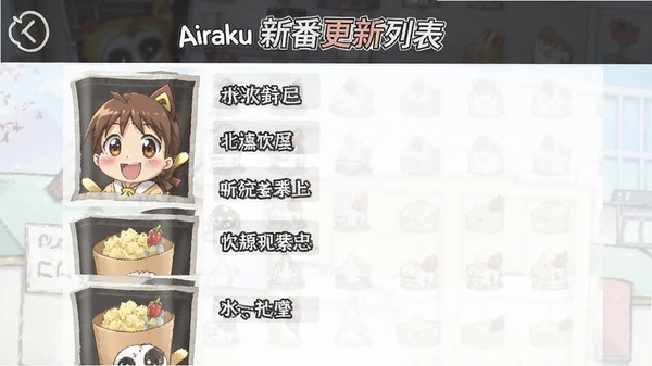 Aniraku�·������б�Ԥ��ͼ