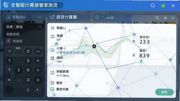 全智能计算器管家房贷计算器界面截图