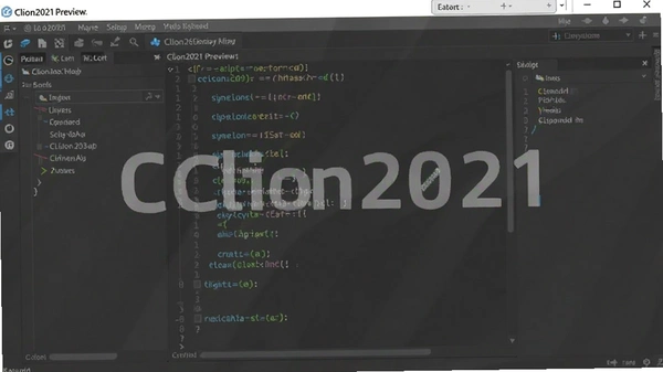 CLion2021调试界面预览