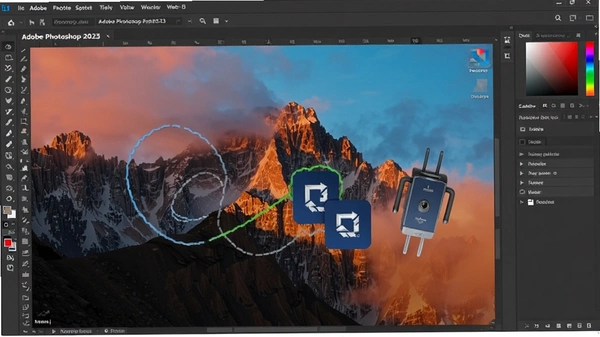 Adobe Photoshop 2023����� �ڴ�ռ��