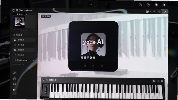 谱乐AI歌曲创作界面预览图