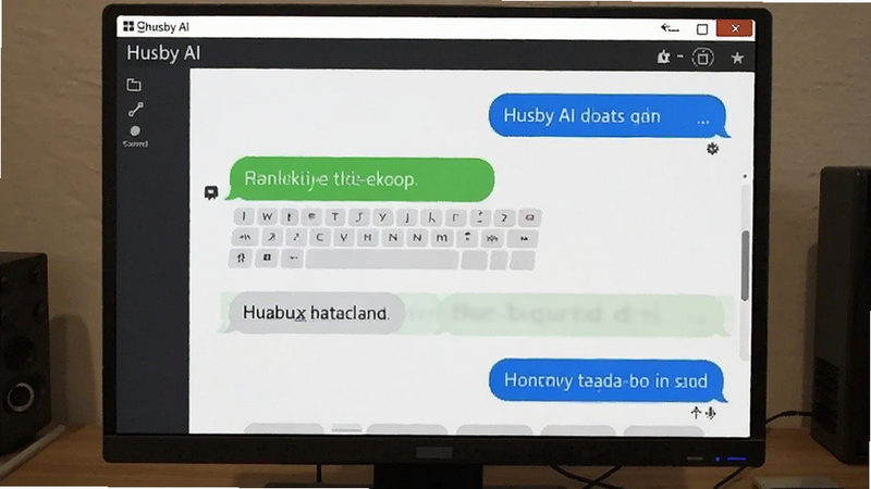 Husby AI聊天软件对话界面实测效果预览图