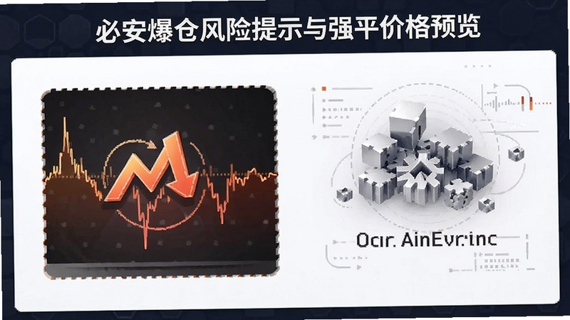 必安爆仓风险提示与强平价格预览图