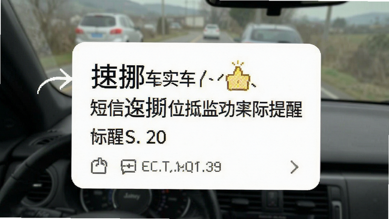 速挪车短信监听实际提醒效果截图