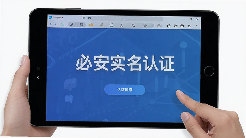 必安实名认证操作预览图