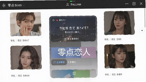 零点恋人语音聊天界面截图
