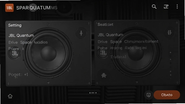 JBL Quantum驱动空间音频设置界面截图