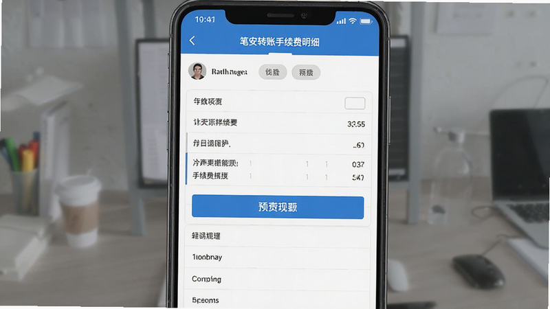 笔安转账手续费明细页面预览图