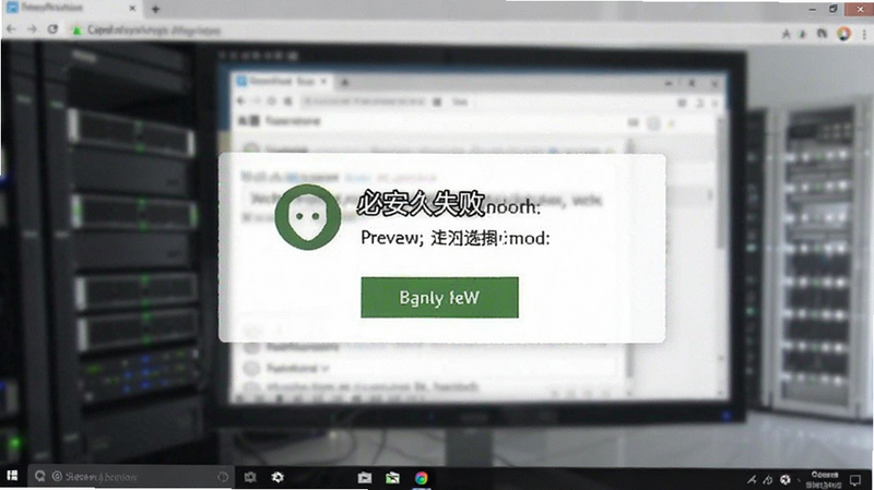 必安访问失败提示截图预览图