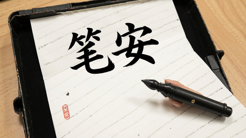 笔安使用效果展示图
