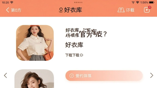 好衣库官方App下载页面截图