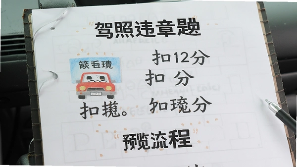 驾照违章题典 扣12分 处理流程 预览图