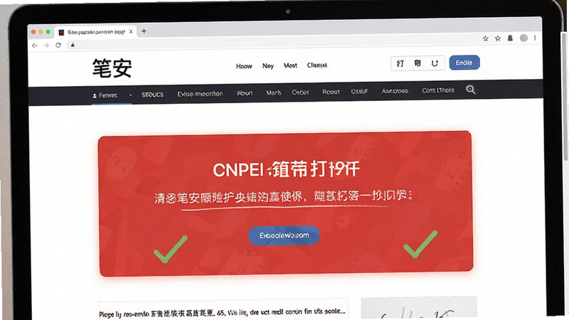 笔安网站打不开错误页面示例