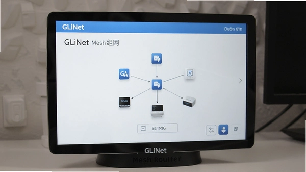GLiNet路由器Mesh组网设置界面