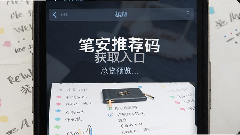 笔安推荐码获取入口总览预览图