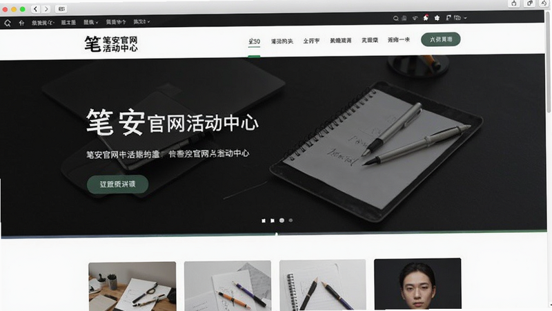 笔安官网活动中心页面截图预览图