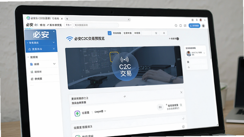 必安C2C交易界面预览图