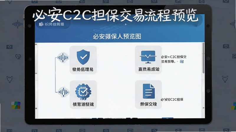 必安C2C担保交易流程预览图