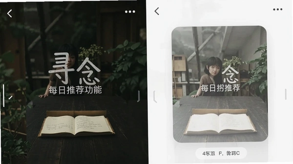 寻念每日推荐功能截图