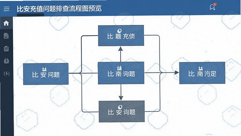 比安充值问题排查流程图预览
