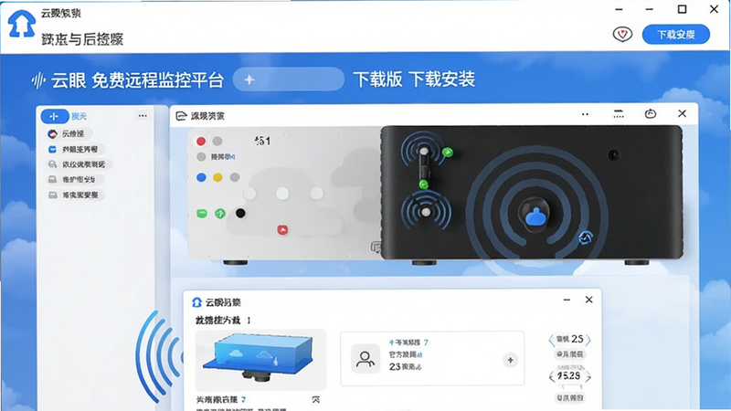 云眼免费远程监控平台官方版下载安装界面预览图
