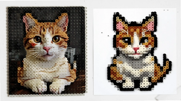 拼豆图图-生成拼豆图纸 猫咪照片转像素画 预览图