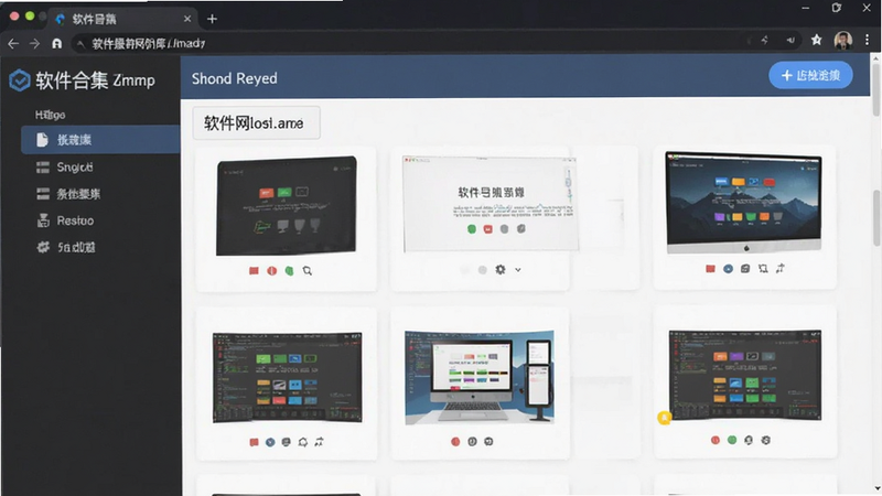 软件合集软件库网址导航界面预览图