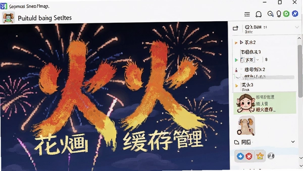 花火漫画缓存管理界面