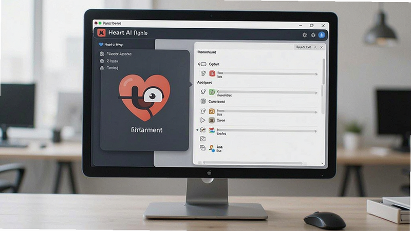 Heart AI软件功能设置界面预览图