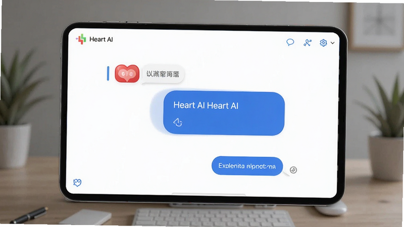 Heart AI智能对话聊天界面预览图