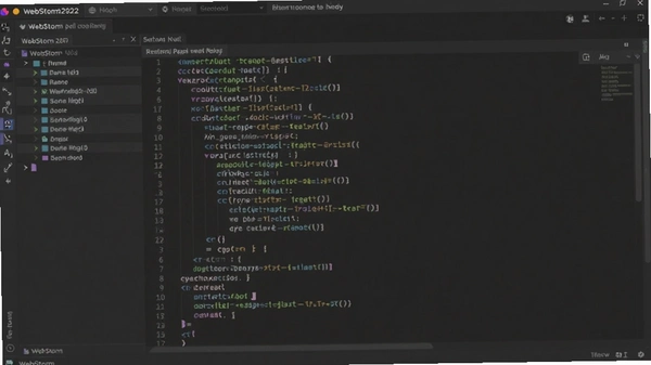 WebStorm2022代码调试界面