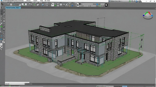 Vectorworks 2021�����ƽ���ͼ
