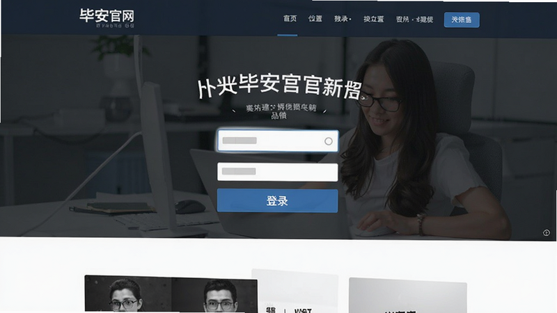 毕安官网首页登录按钮位置预览图
