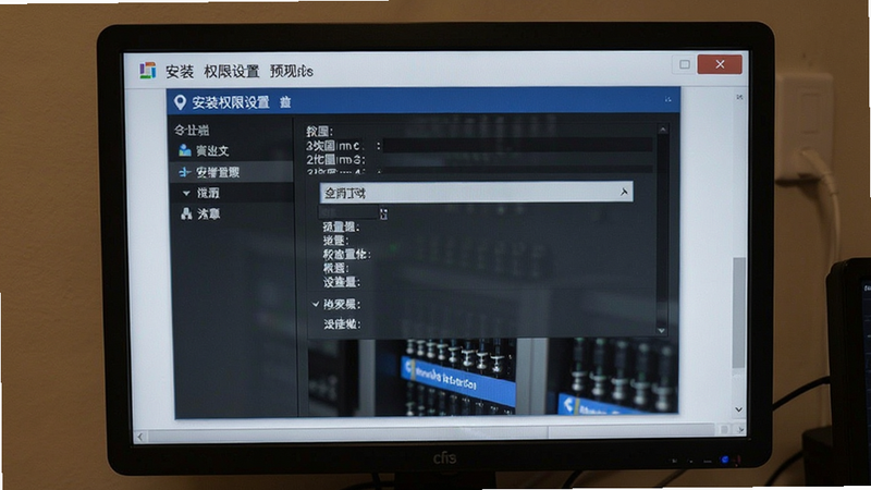安装权限设置界面预览图