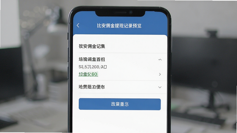 比安佣金提现记录预览图