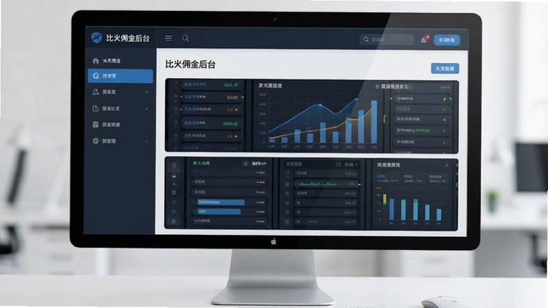 比安佣金后台界面预览图