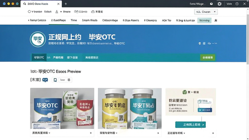 正规网上药店购买毕安OTC页面截图预览图