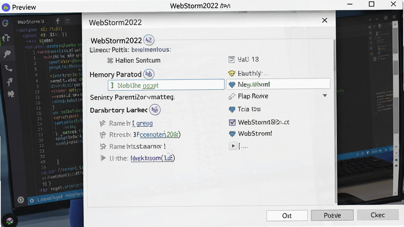 WebStorm2022�ڴ������������Ԥ��ͼ