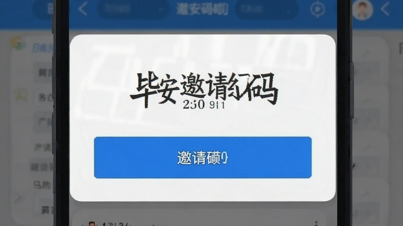 毕安邀请码输入位置截图预览图