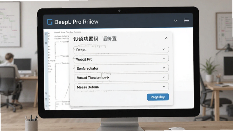 DeepL Pro术语表设置功能预览图