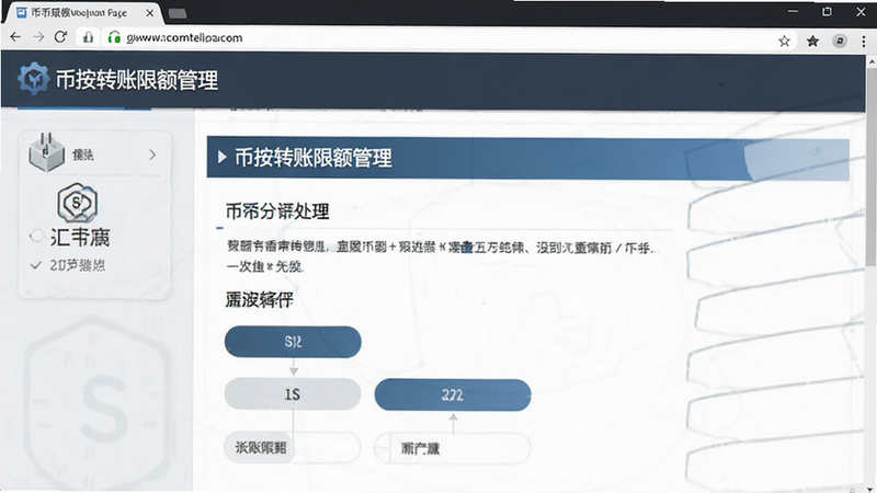 币按转账限额管理页面截图