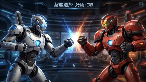 机器人双人对决机甲选择界面