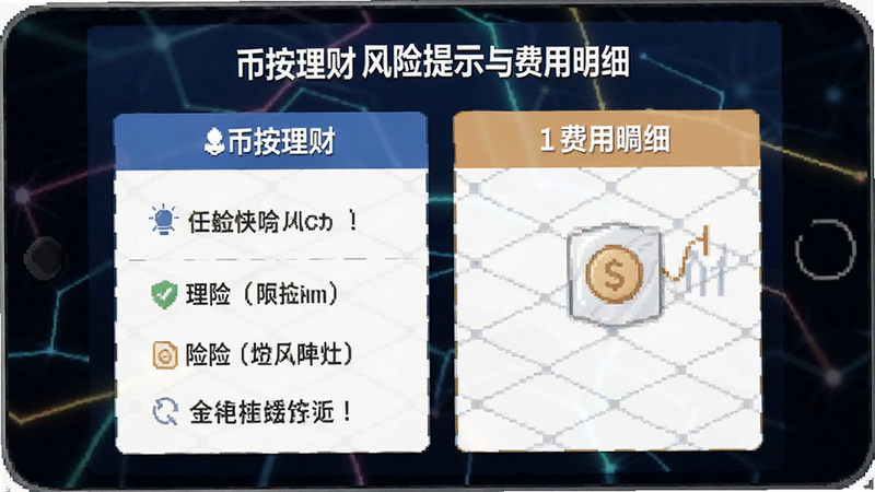 币按理财风险提示与费用明细图预览图